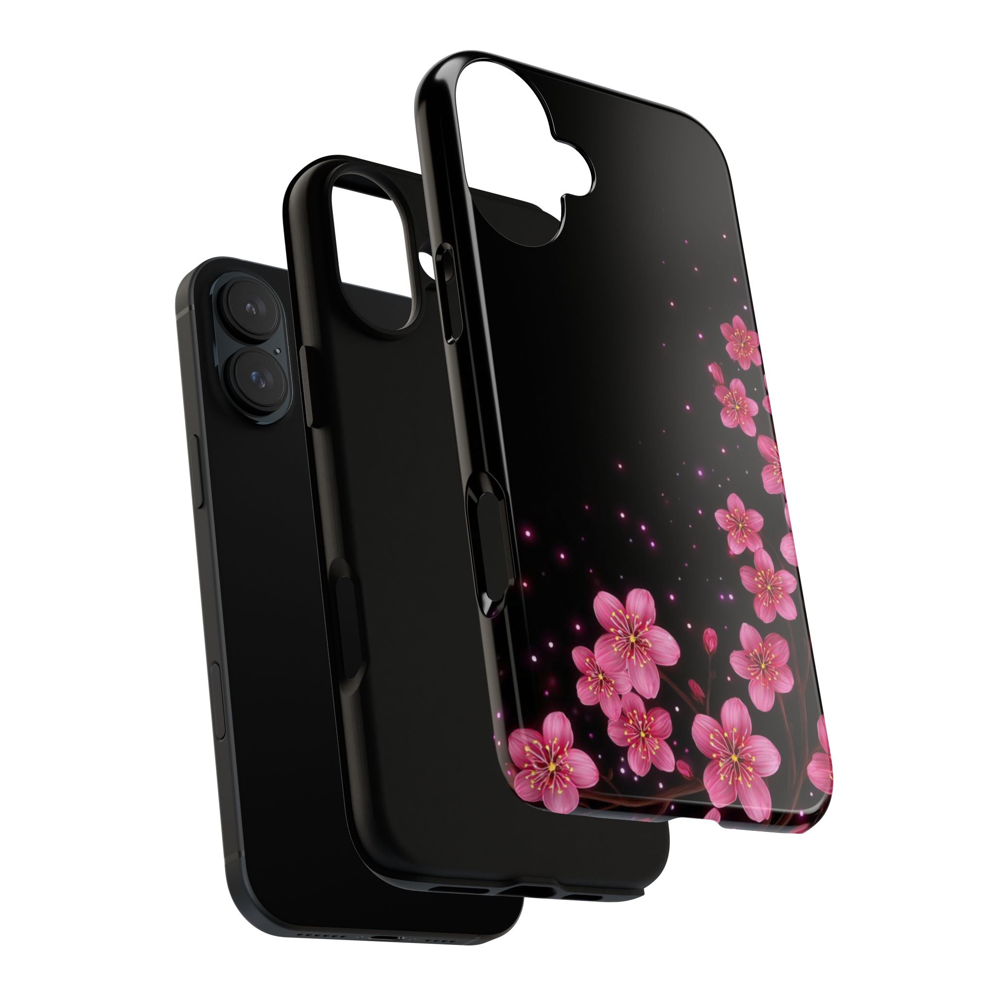Cherry Blossom Tough iPhone Case (Pink Floral)