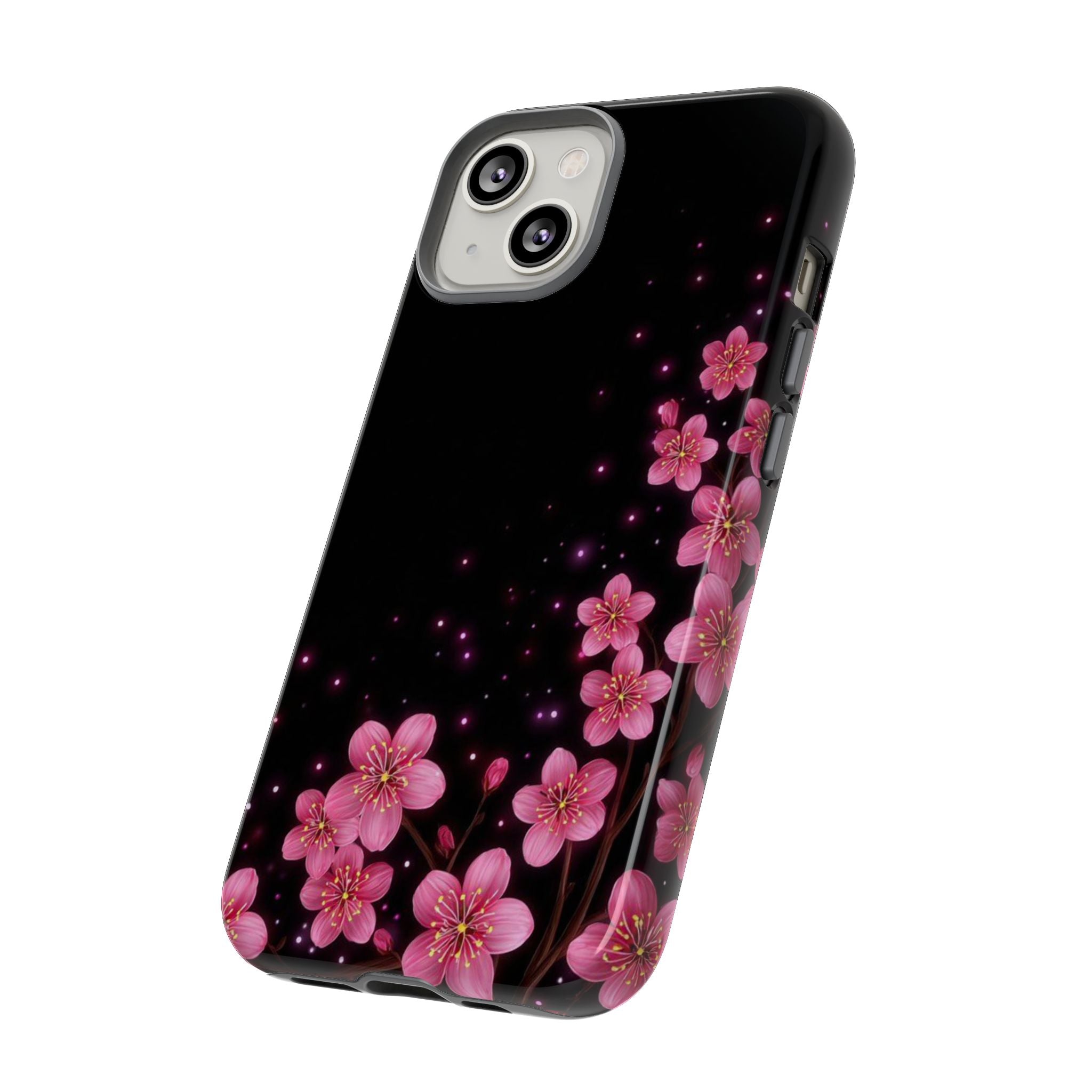 Cherry Blossom Tough iPhone Case (Pink Floral)