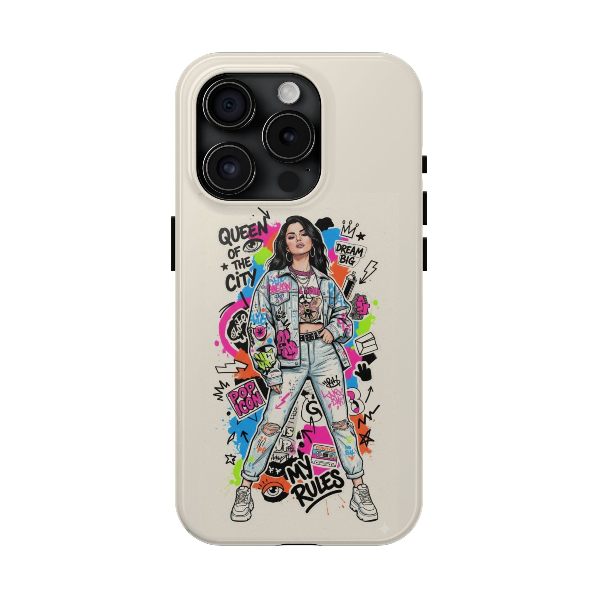 'Queen of the City' Graffiti Girl iPhone Case