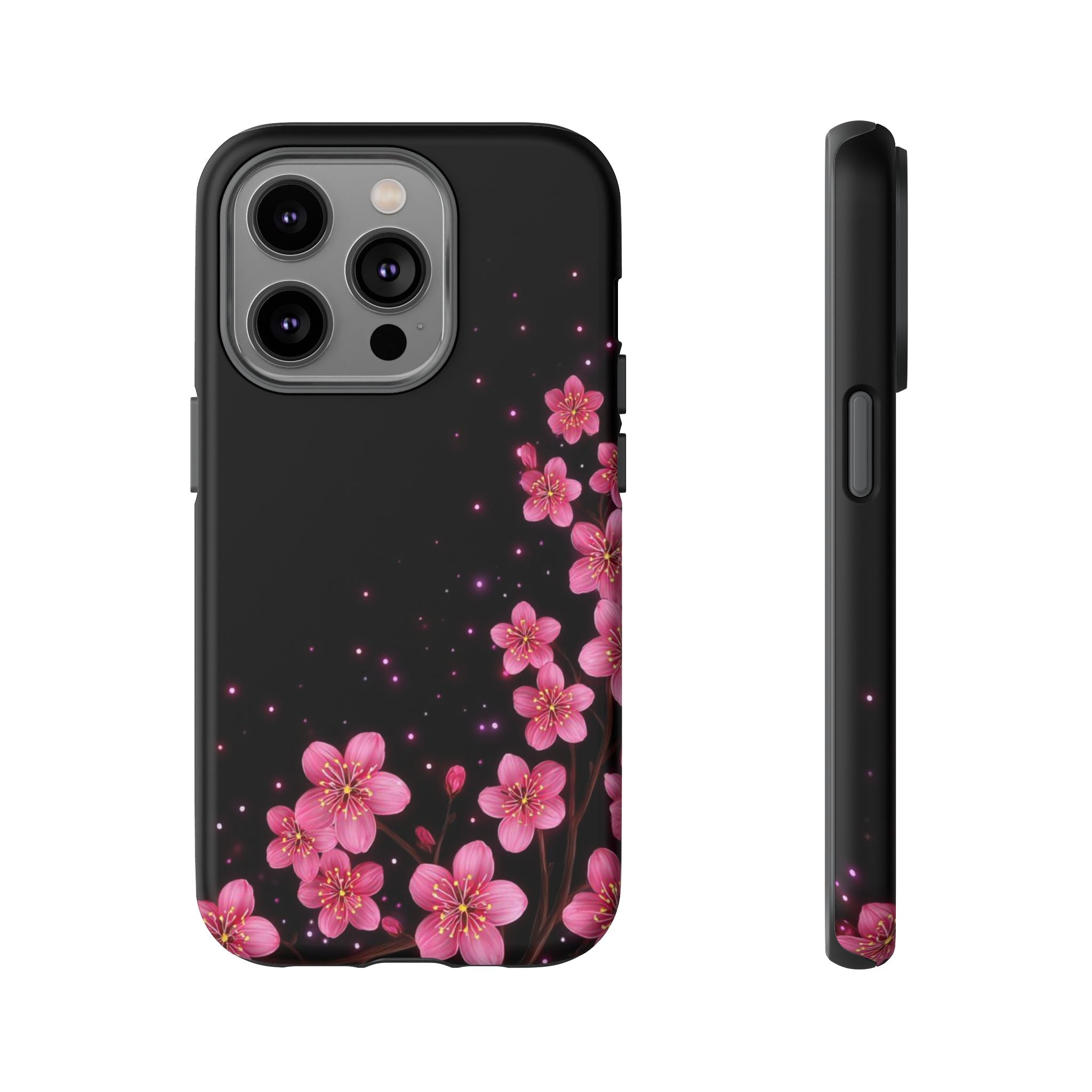 Cherry Blossom Tough iPhone Case (Pink Floral)