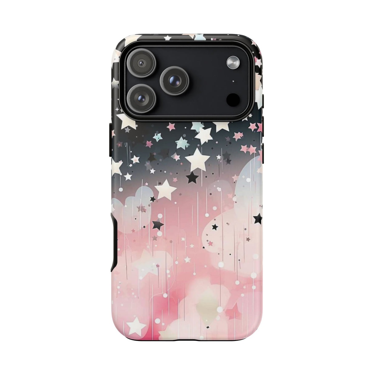 Pink Galaxy Star Tough iPhone Case (Starry Sky)