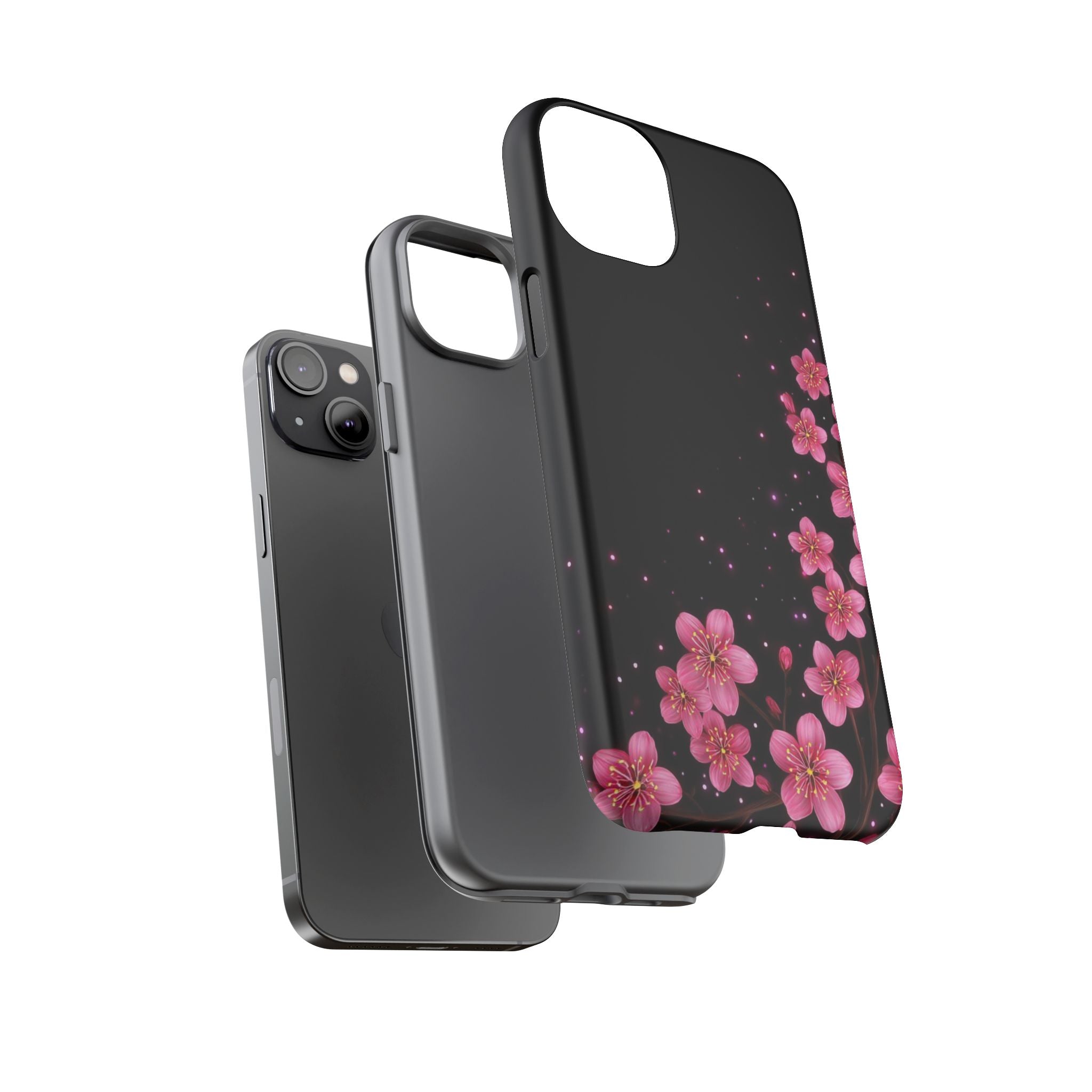 Cherry Blossom Tough iPhone Case (Pink Floral)