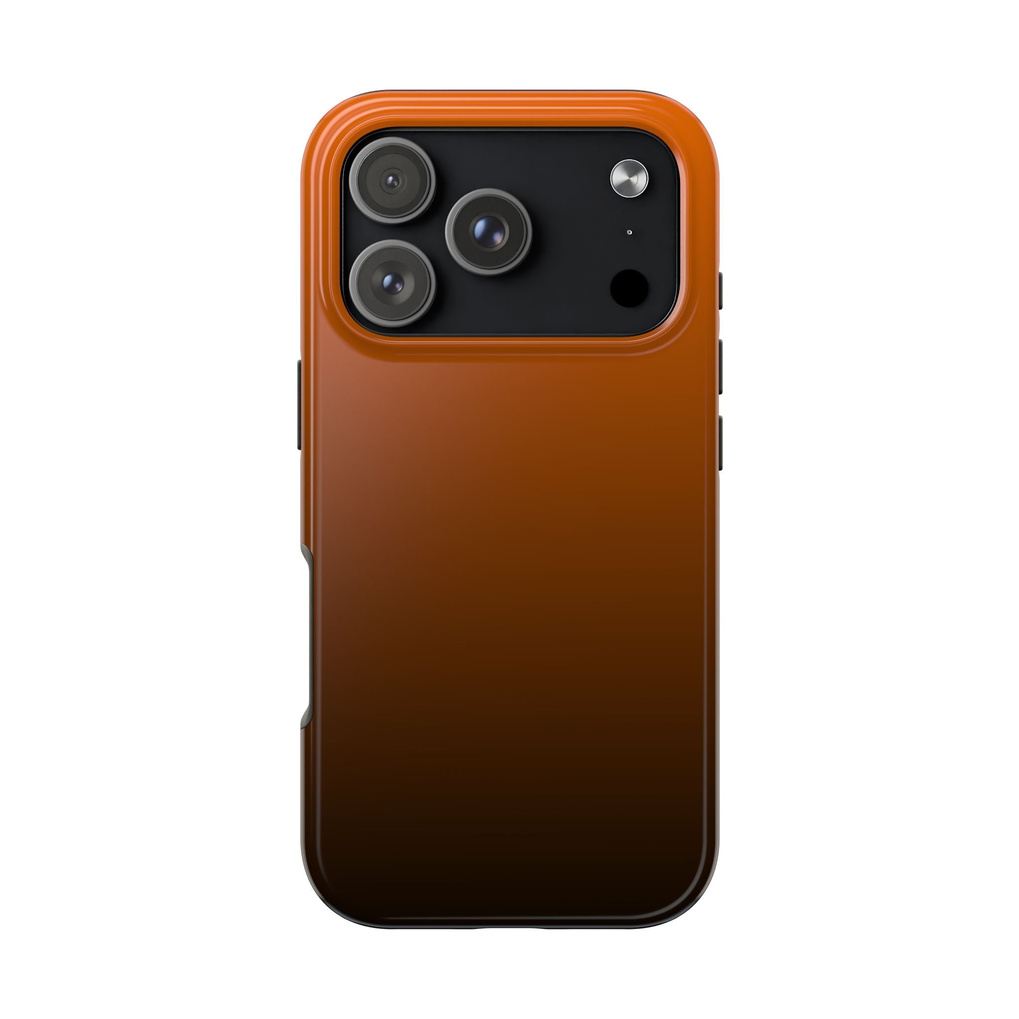 Rugged Gradient Phone Case — Burnt Orange Protective Cover