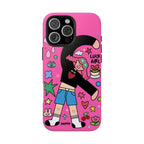 Pink "Luck Girl" Cute Kawaii Girly iPhone Case