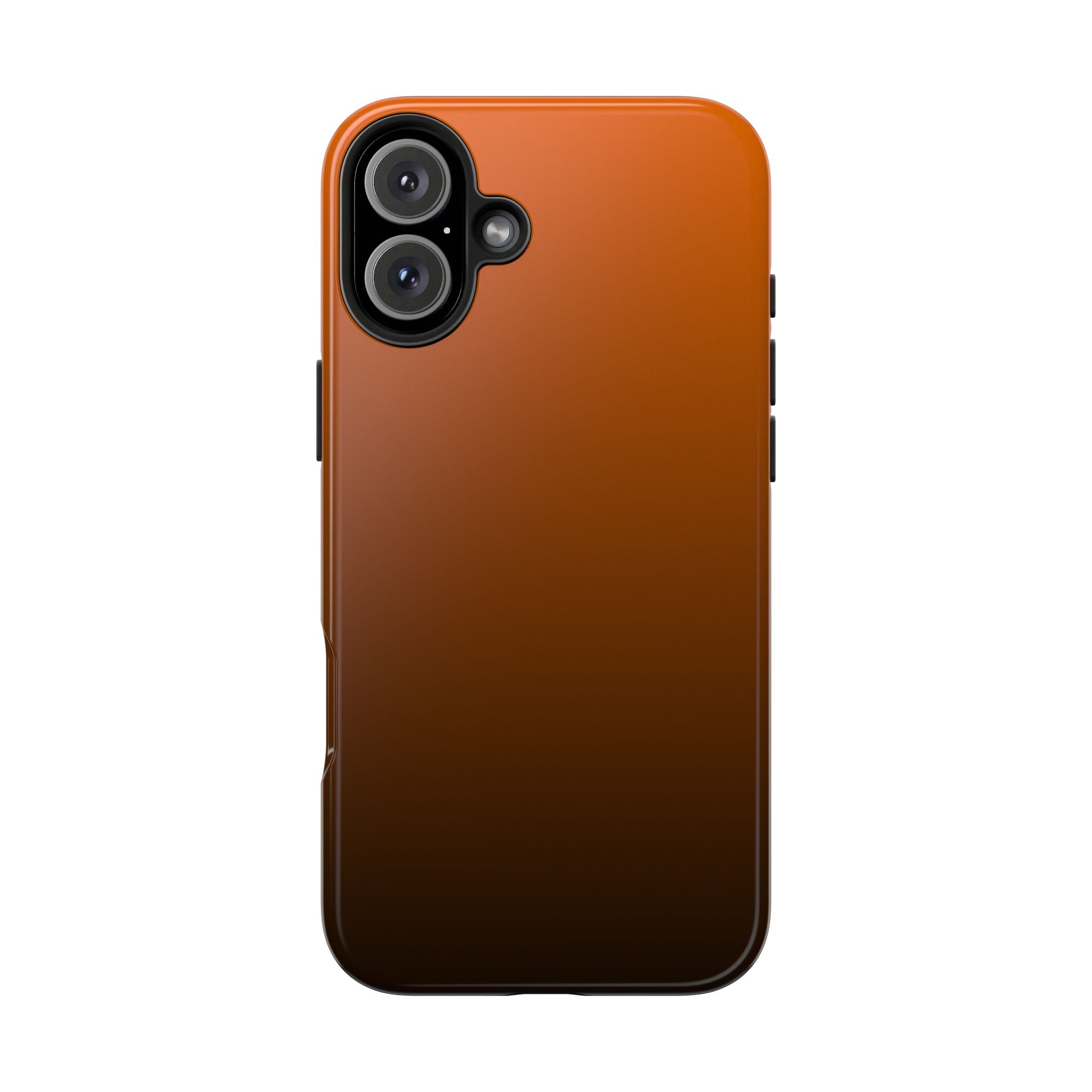 Rugged Gradient Phone Case — Burnt Orange Protective Cover