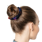 Neon Smoke Scrunchie - Colorful Vapor Wave Hair Tie