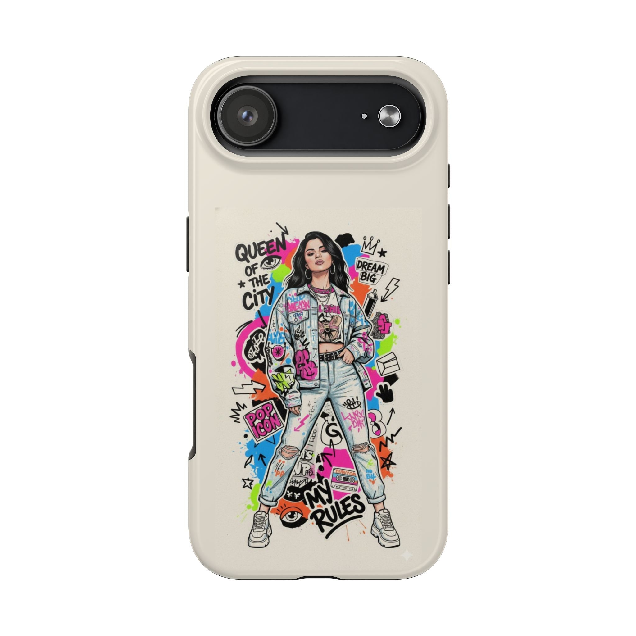 'Queen of the City' Graffiti Girl iPhone Case