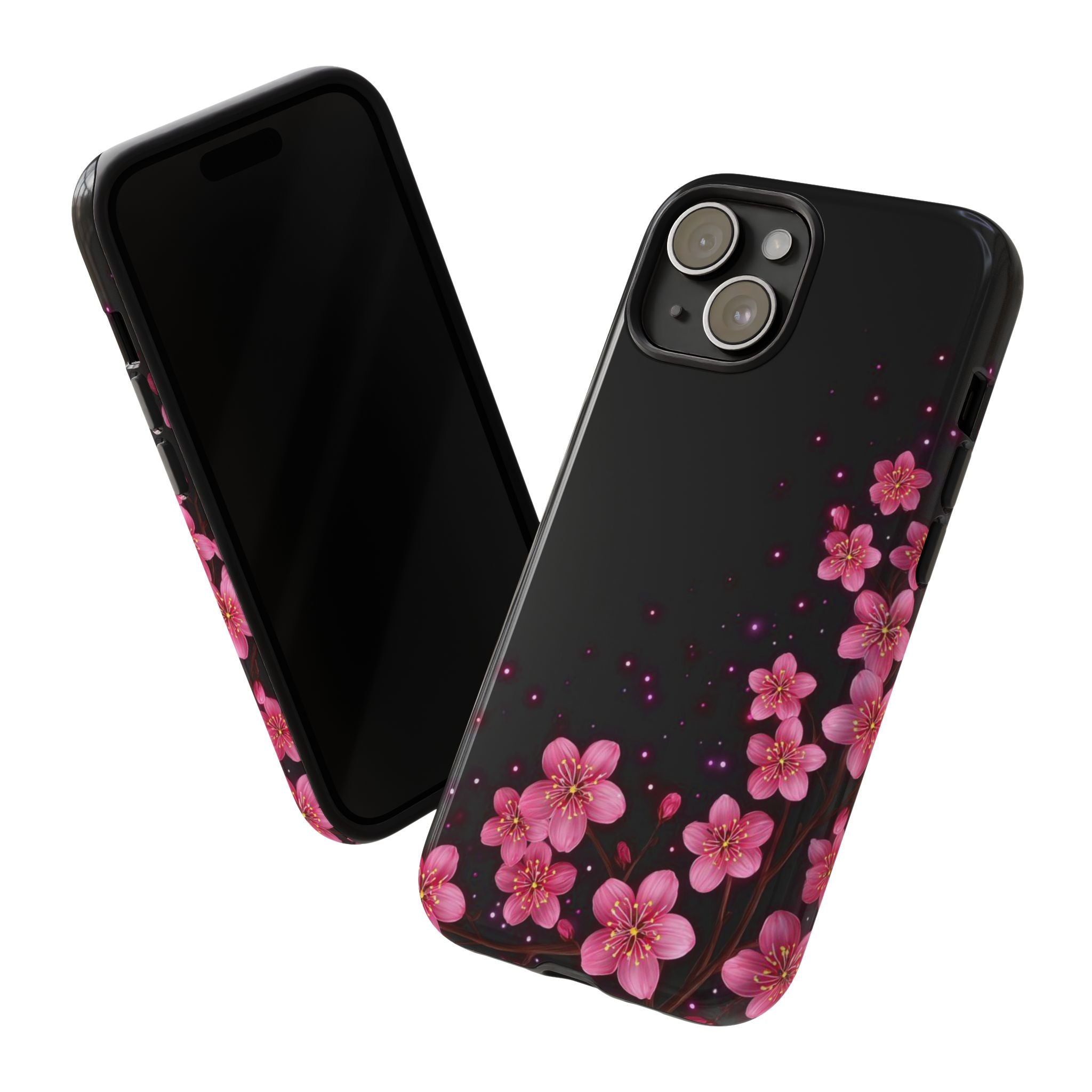 Cherry Blossom Tough iPhone Case (Pink Floral)