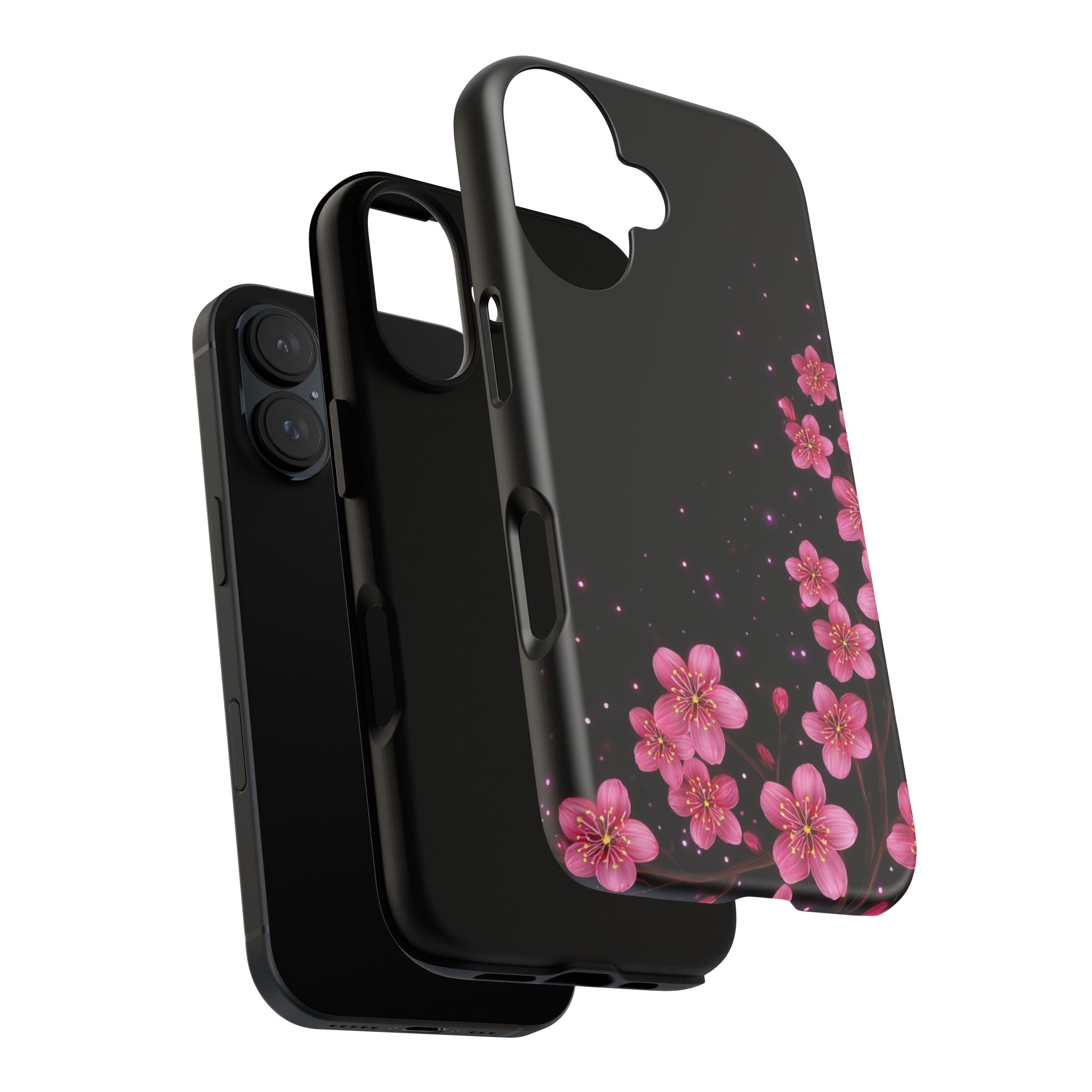 Cherry Blossom Tough iPhone Case (Pink Floral)
