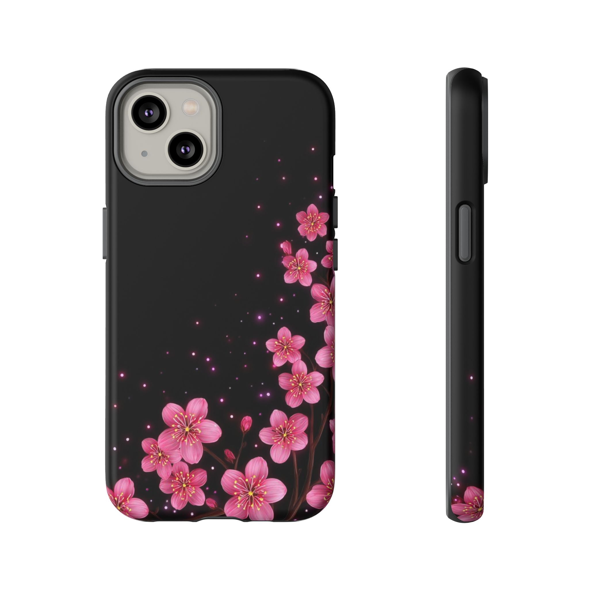 Cherry Blossom Tough iPhone Case (Pink Floral)