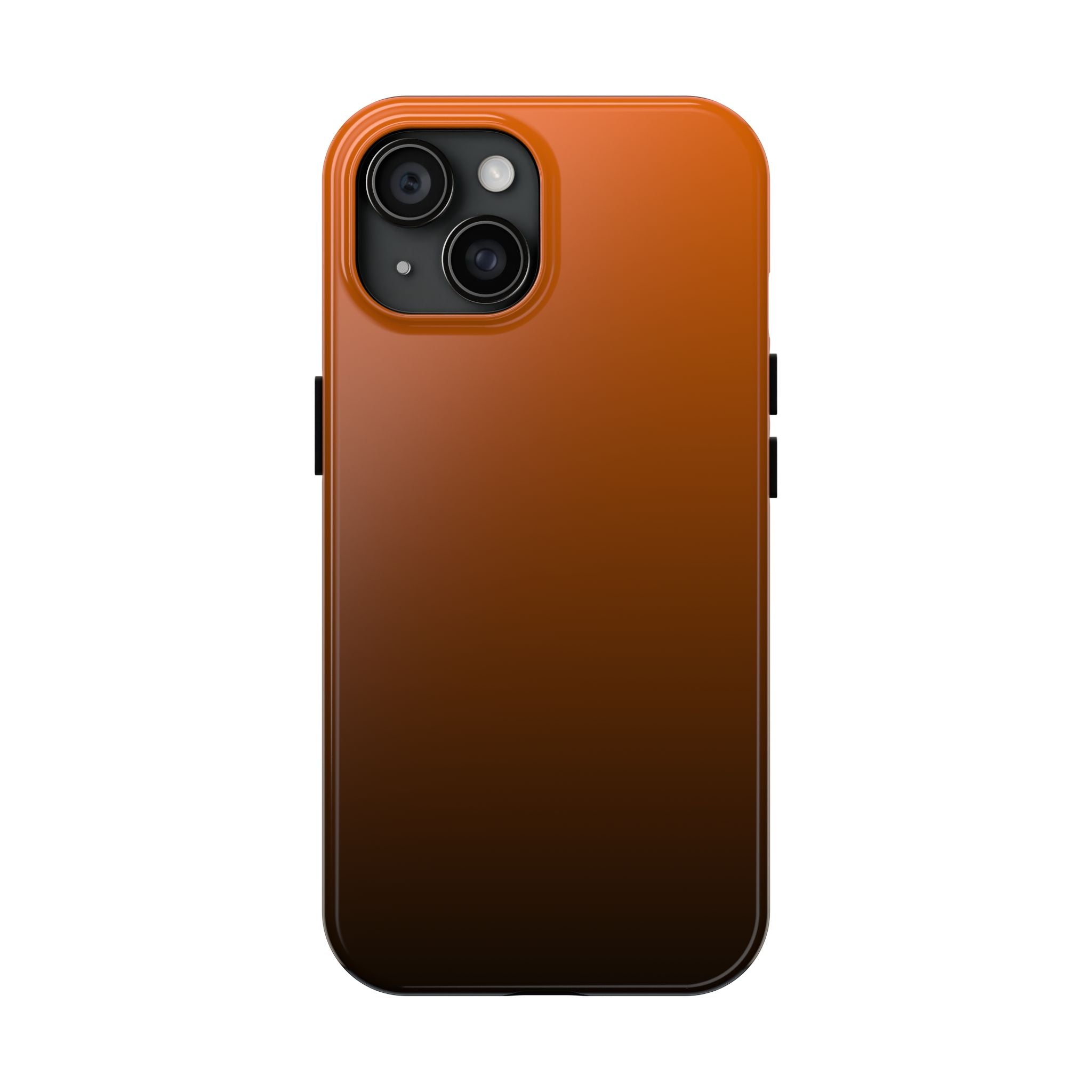 Rugged Gradient Phone Case — Burnt Orange Protective Cover