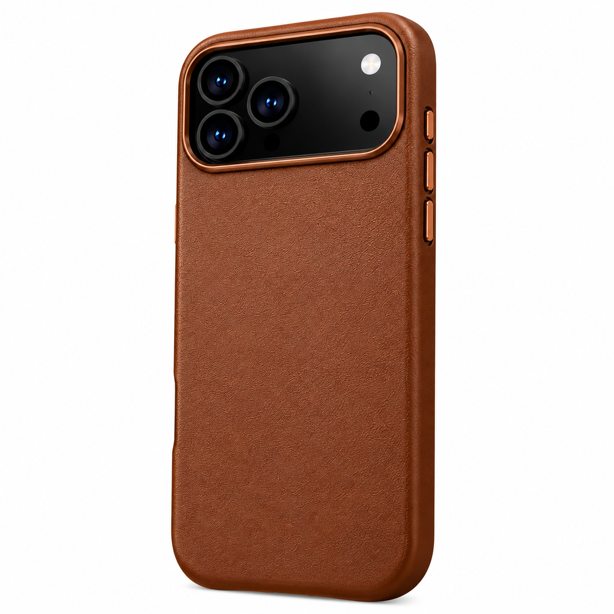 brown Leather iPhone Case 