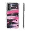 Pink Heart Samsung Phone Case