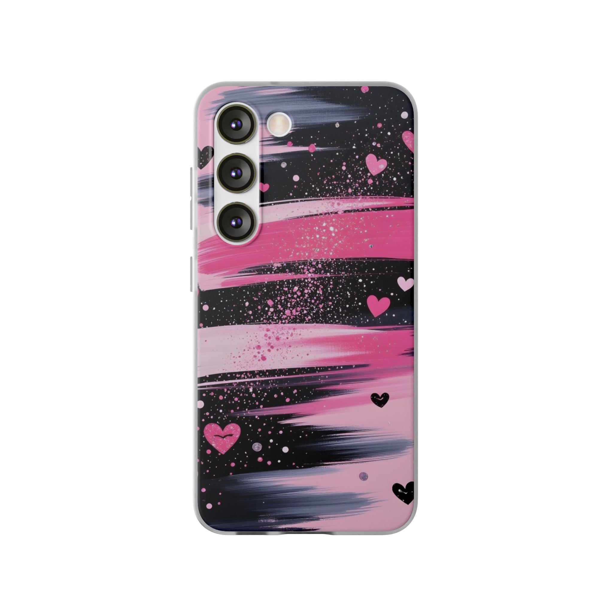 Pink Heart Samsung Phone Case