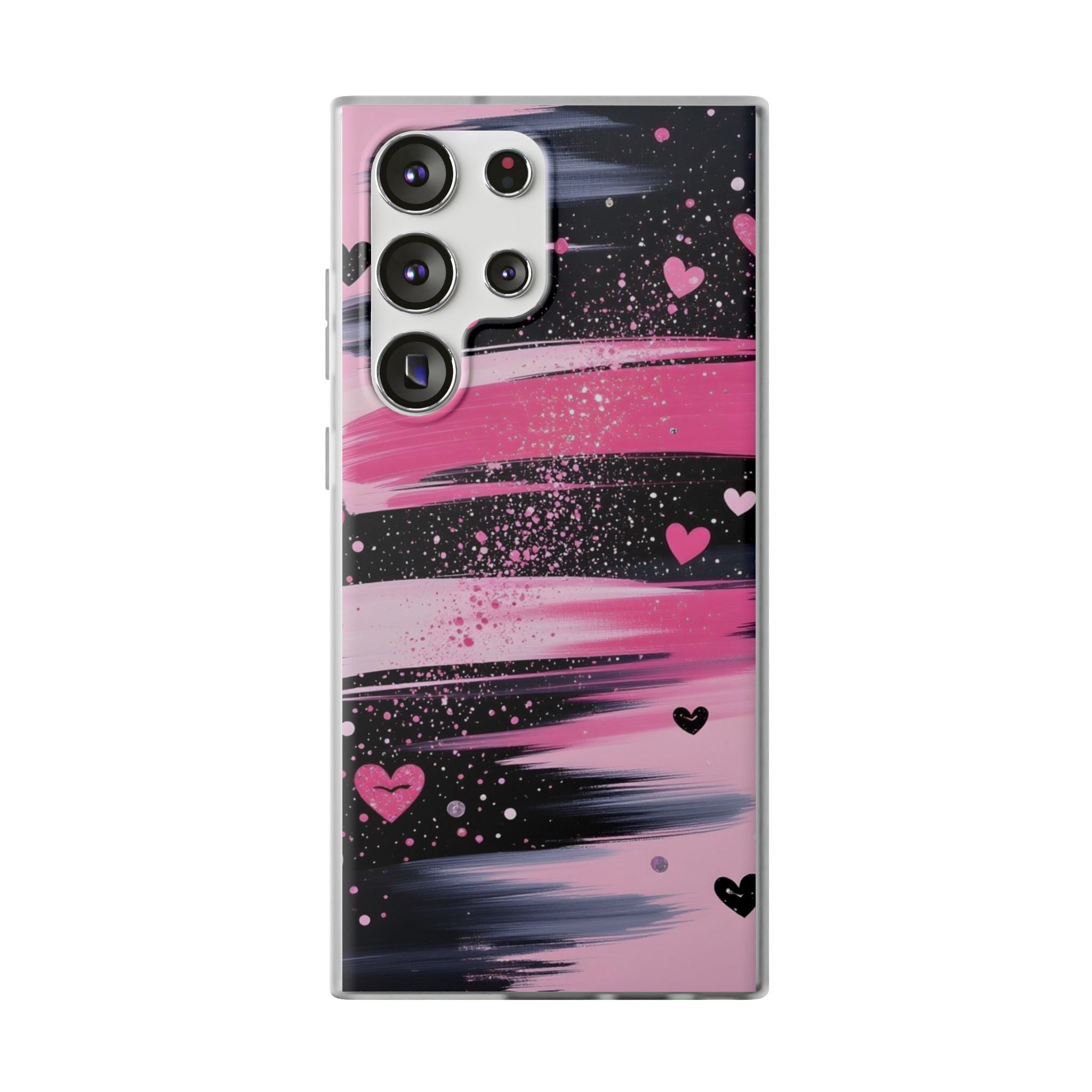 Pink Heart Samsung Phone Case
