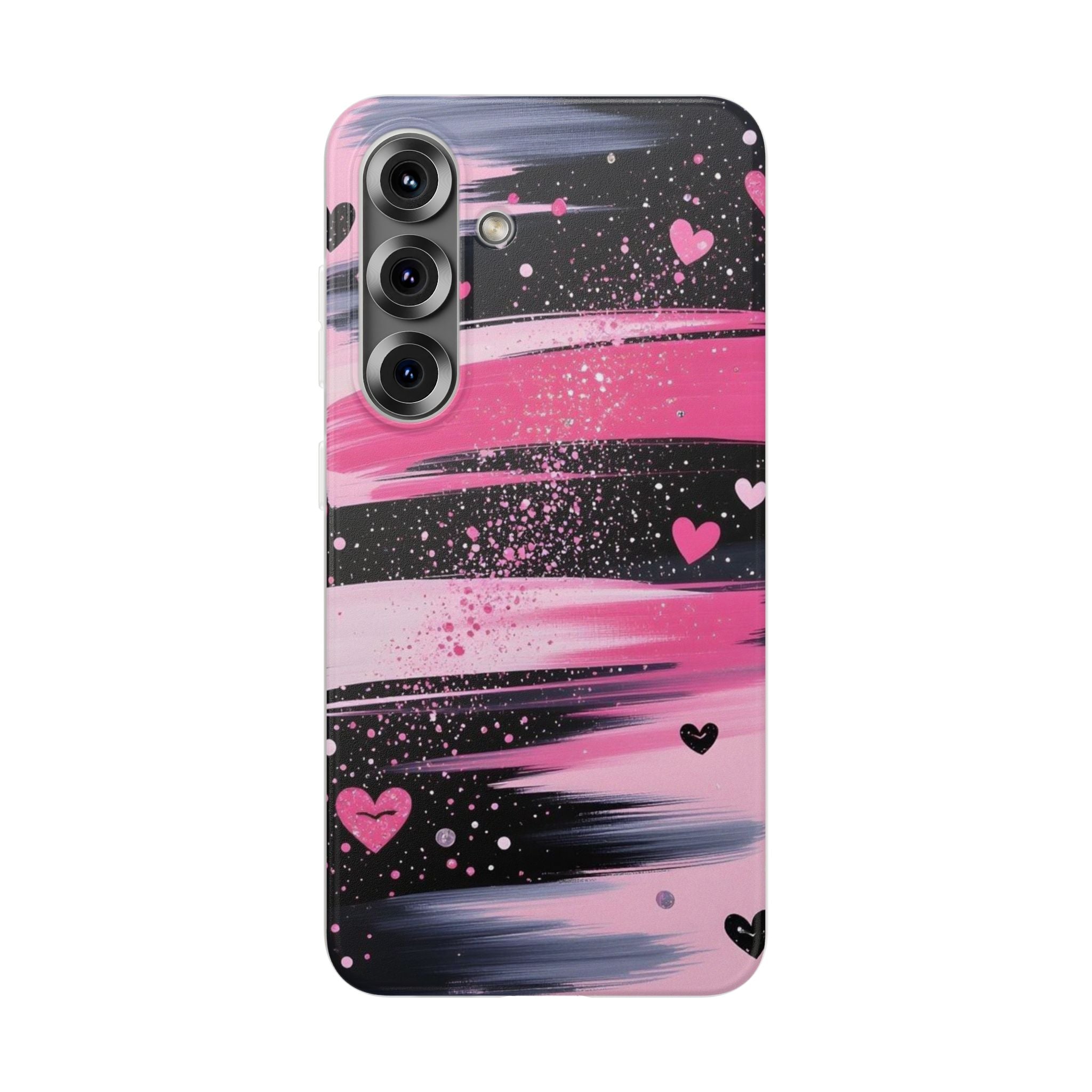 Pink heart Samsung Phone Case