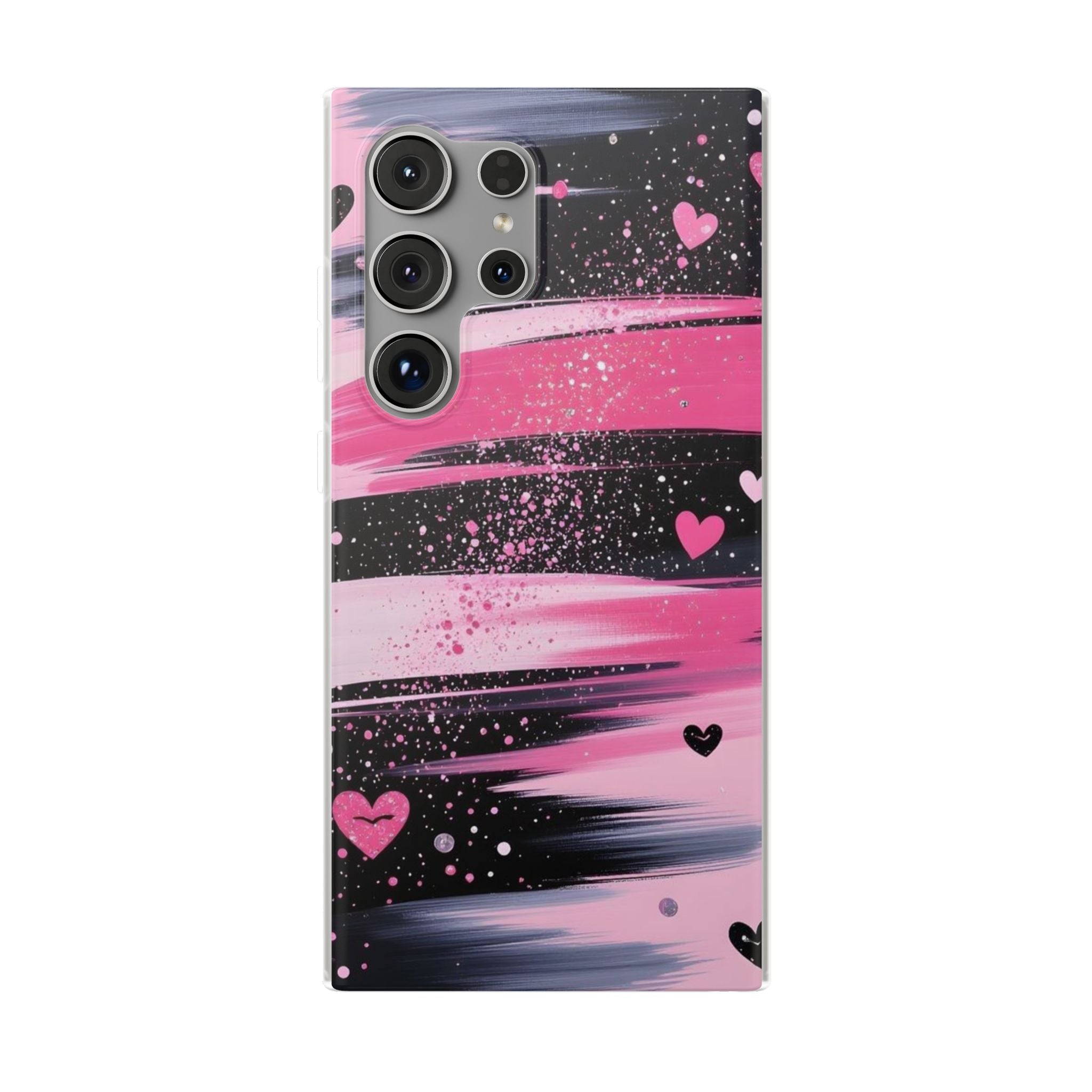 Pink heart Samsung Phone Case