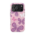 pink butterfly iphone case